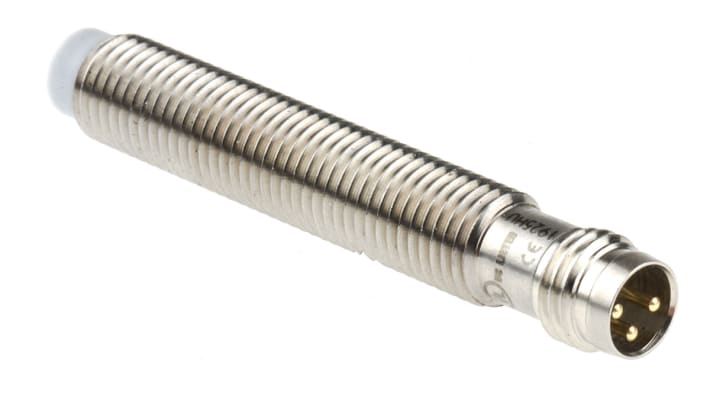 Sensore di prossimità cilindrico PNP BALLUFF BCS M08T4E2-PSM30G-S49G, 3 mm di rilevamento, IP67, M8 a 3 pin.