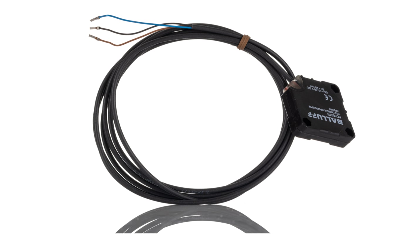 Sensore di prossimità BALLUFF BCS Q40BBAA-GPC20C-EP02, tecnologia capacitiva, uscita PNP/NPN, rilevamento 20 mm, IP67.