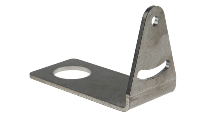 Staffa di montaggio BALLUFF BOS 11-HW-1 per sensori di prossimità, compatibile con Serie 11K e 16K, realizzata in materiale resistente.