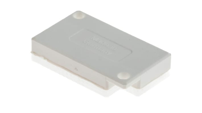 Riflettore BALLUFF BOS R-12 per sensori retroriflettivi laser, forma rettangolare, compatibile con accessori Balluff.