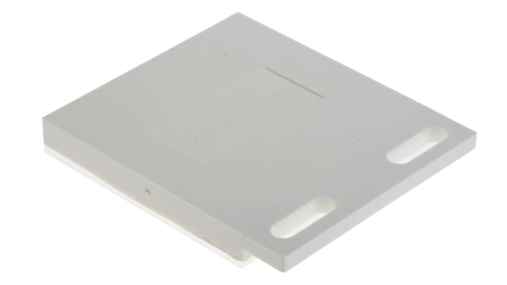 Riflettore BALLUFF BOS R-22 per sensori retroriflettivi laser, forma rettangolare, compatibile con accessori Balluff.