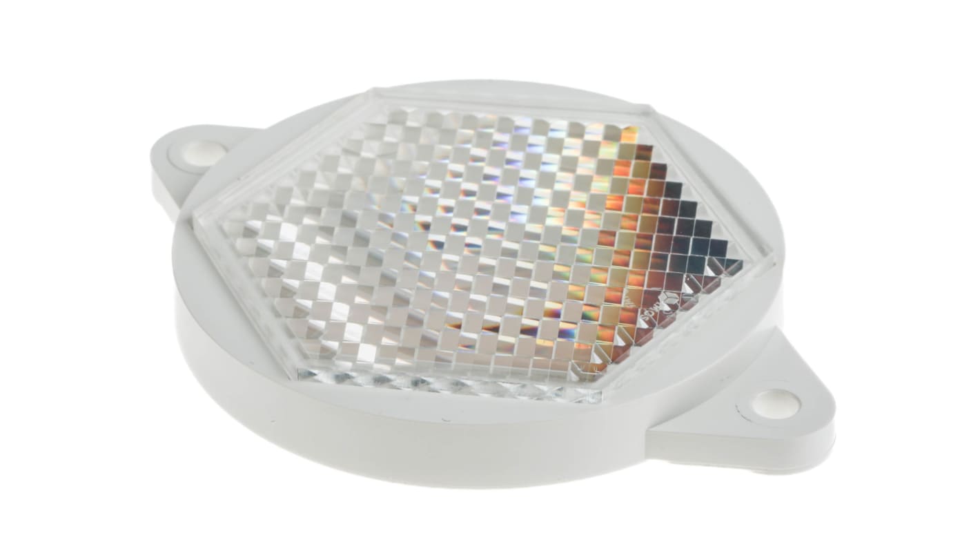 Riflettore BALLUFF BAM0126 per sensore fotoelettrico BOS R-10, cubico, 4 mm, in ABS, per applicazioni in barriera fotoelettrica.