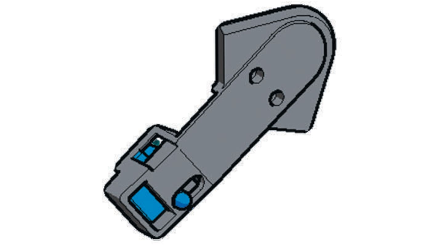 Manopola rotante Schneider Electric GS1AH02, nera, per Serie GS1. Ideale per manici a comando interno.