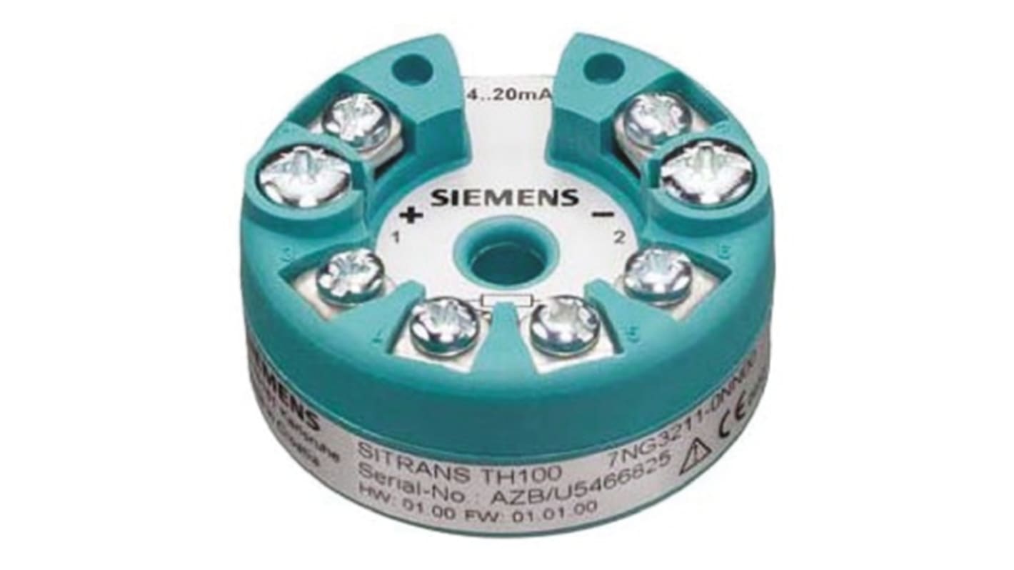 Adattatore binario DIN Siemens 7NG3092-8KA per trasmettitori montati sulla testa, set di 5 pezzi per automazione industriale.