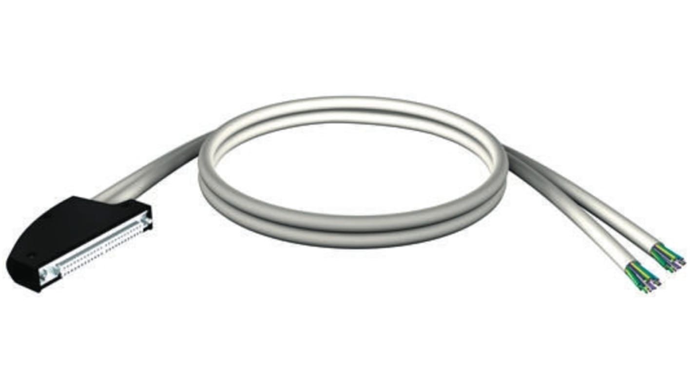 Set cavi Schneider Electric BMXFCW1003 per Modicon M340 PLC, include connettore FCN a 1 x 40 contatti e cavi volanti per moduli I/O.