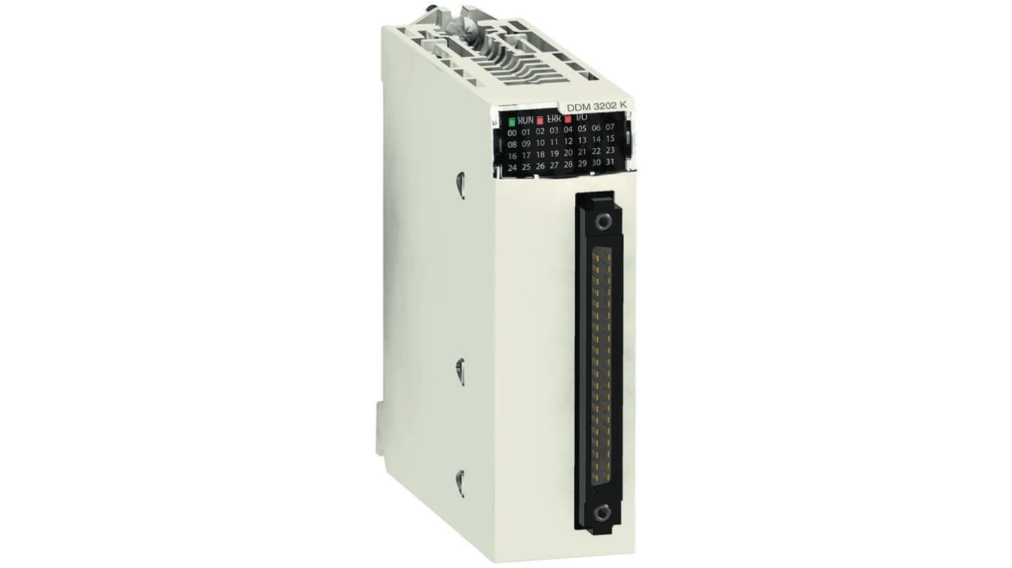 Schneider Electric BMXDDM3202K Modulo I/O PLC Serie M340, 32 moduli ingresso/uscita, connettore a 40 vie - Ottimizza i tuoi sistemi industriali.