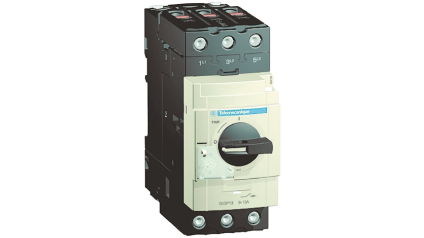 Interruttore Termico Schneider Electric GV3P18, 3 Poli 18A 690V. Protezione affidabile per motori industriali. Certificato IEC 947 e UL 508.