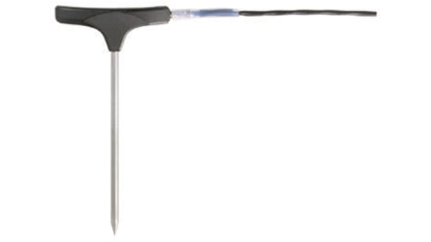 Sensore di temperatura PT100 Jumo 902350/82-380-1001-1-4,5-100-2-11-4000/000, sonda 4.5mm, -50°C/+200°C, progettato per l'industria alimentare.