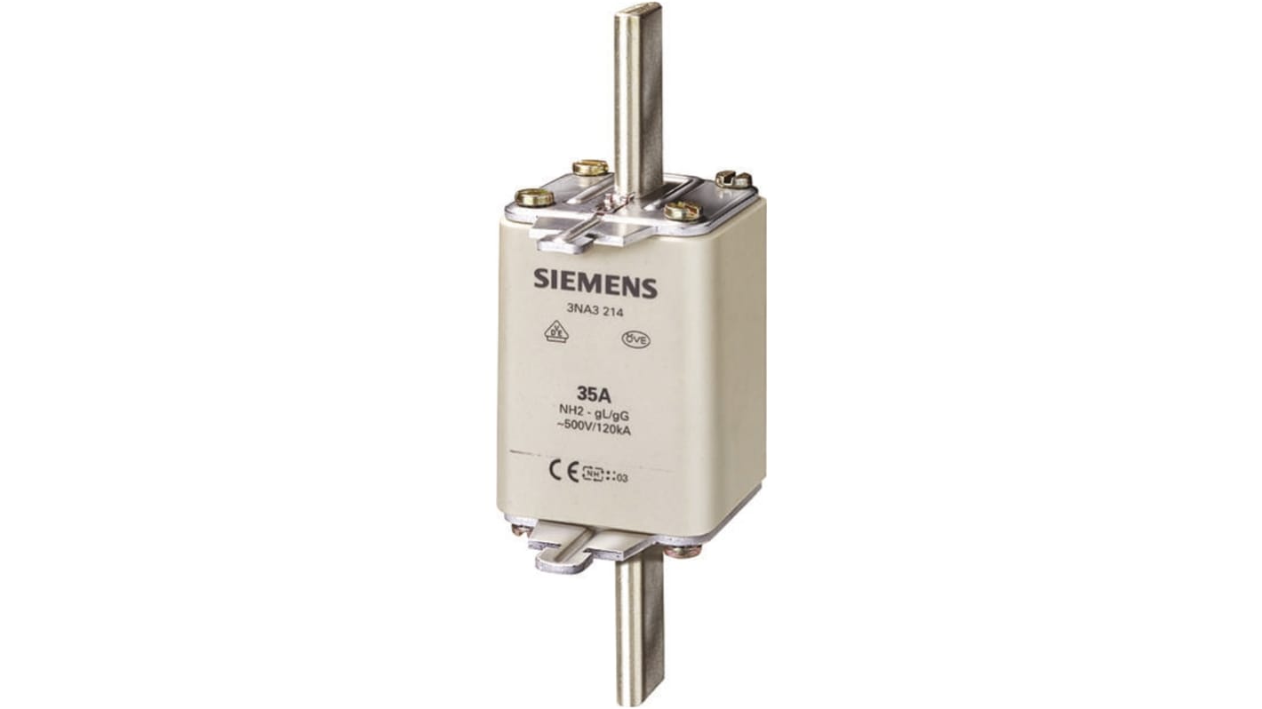 Fusibile NH Siemens 3NA3244 250A gG 500V - Protezione cavi industriale, standard IEC 60269 - Affidabilità e sicurezza.