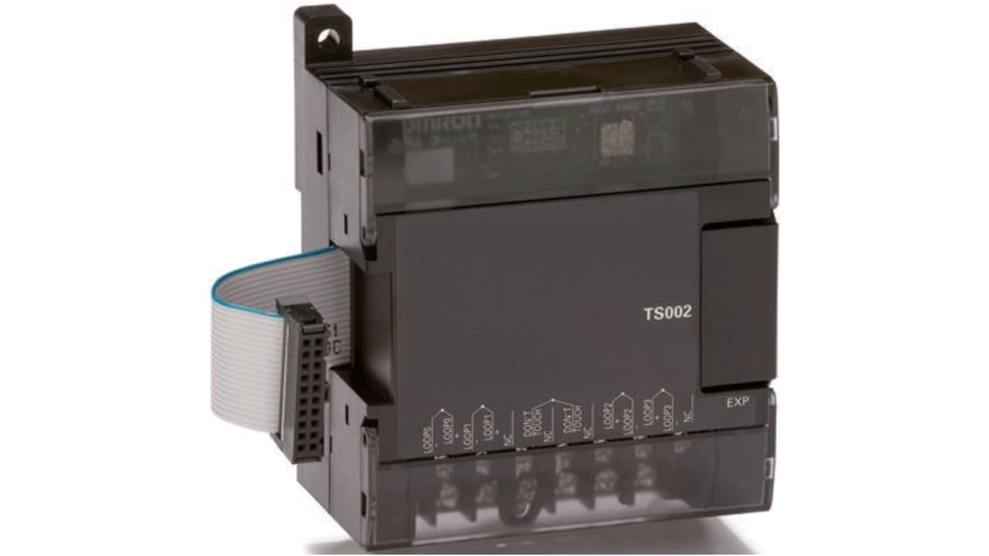 Modulo di espansione analogico Omron CP1WTS002.1 per PLC, compatibile con sensori di temperatura, per acquisizione dati.