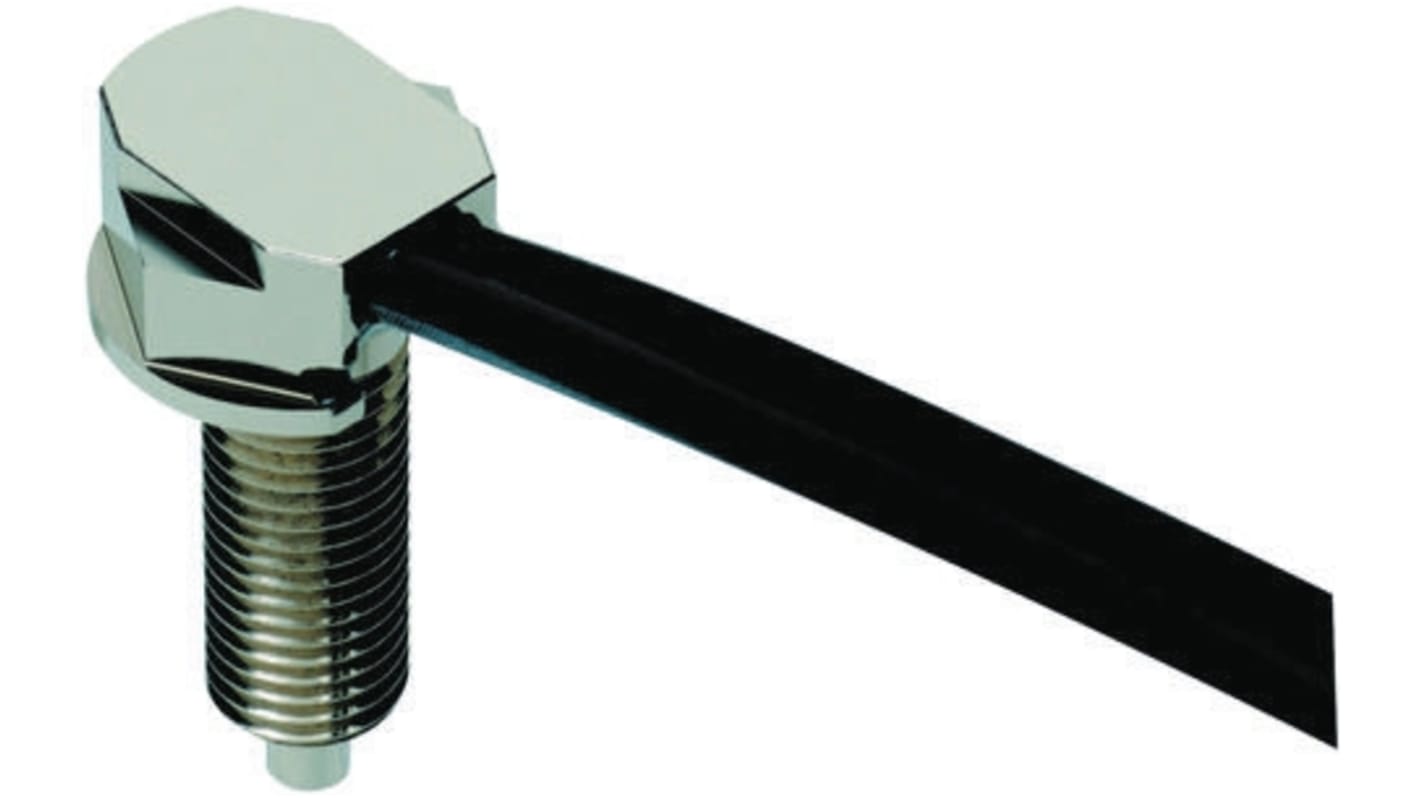 Omron E32-C31N 2M, sensore per fibre ottiche IP67, rilevamento angolare, montaggio rapido, dimensioni 20,5 x M3 x 0,5 mm.