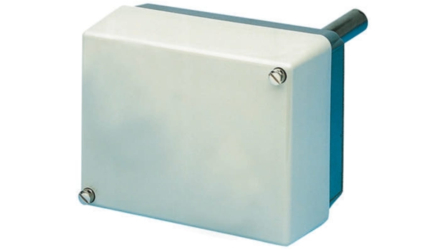 Termostato capillare Jumo per controllo termico, montaggio superficiale, temperatura da +20°C a +150°C, grado di protezione IP54.