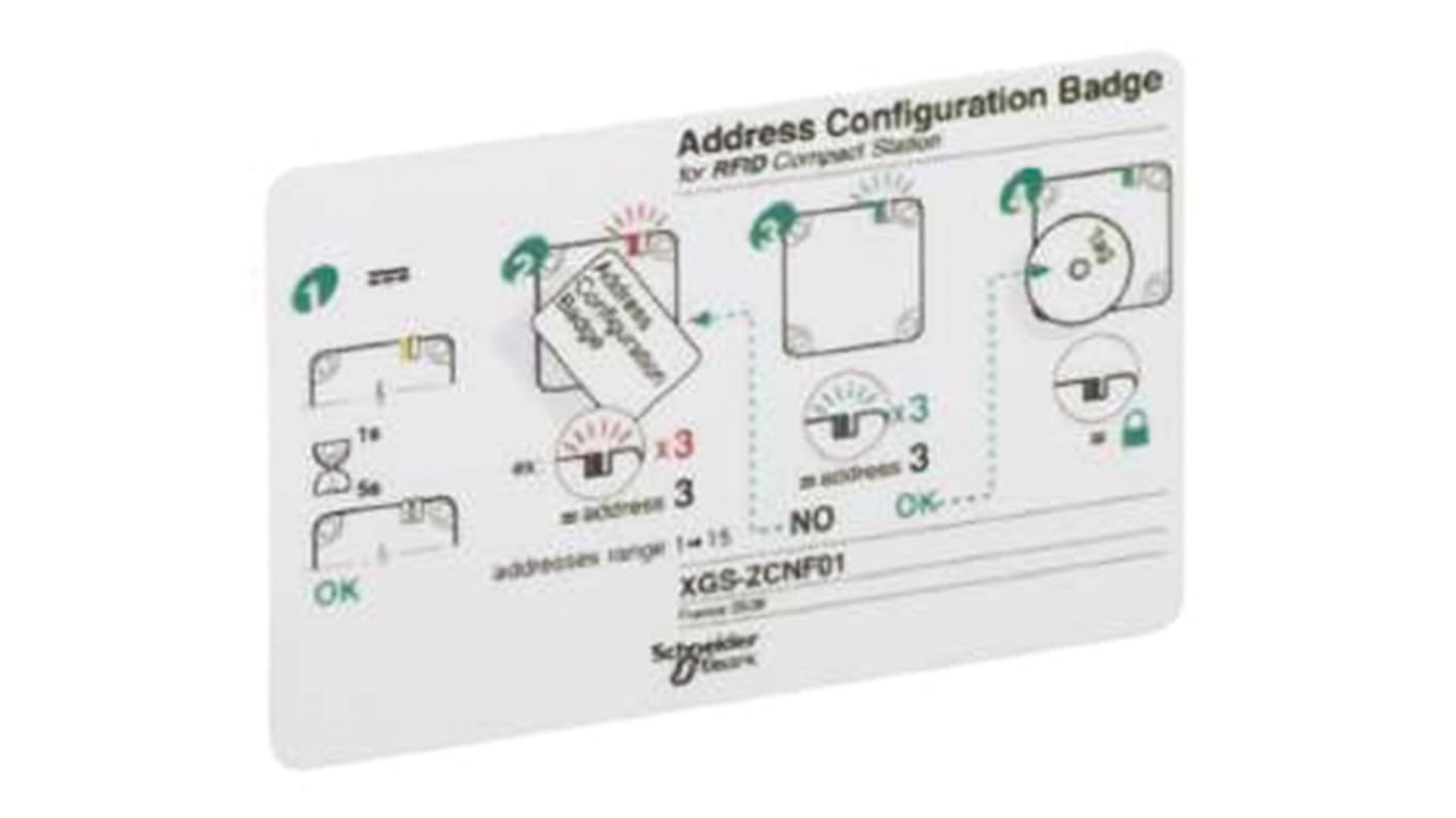 Telemecanique Sensors XGSZCNF01, modulo per configurazione indirizzo, compatibile con OsiSense XG, IP65, lettura fino a 100 mm.