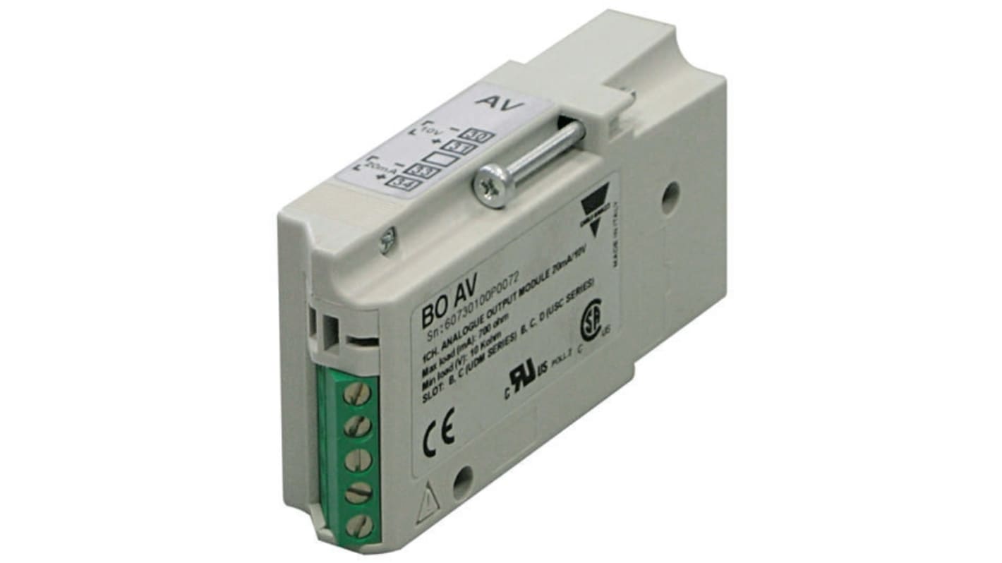 Modulo I/O PLC Carlo Gavazzi BPL, compatibile con display UDM, custodia 48x96x83 mm, montaggio a pannello.