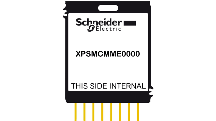 Scheda di memoria Schneider Electric XPSMCMME0000, 512 MB SDRAM, per salvataggio dati nei controller di sicurezza.