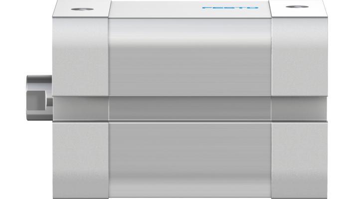 Cilindro pneumatico Festo ADN-25-20-I-P-A, doppio effetto, foro 25mm, corsa 20mm, montaggio orizzontale o verticale.