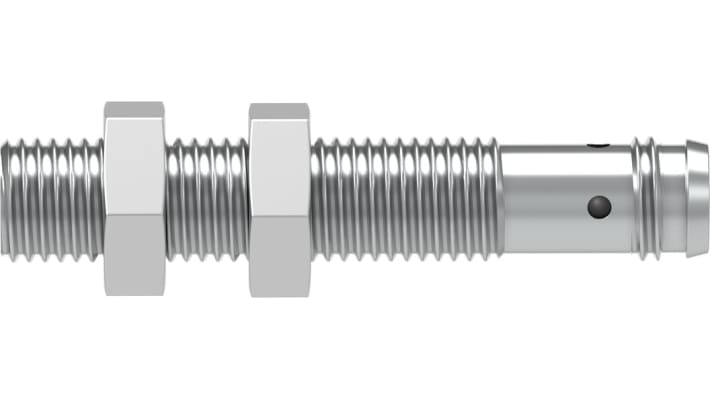 Festo SIEN-M8B-PS-S-L, sensore di prossimità cilindrico PNP M8, rilevamento 1,5 mm, IP65/IP67, montaggio a filo.