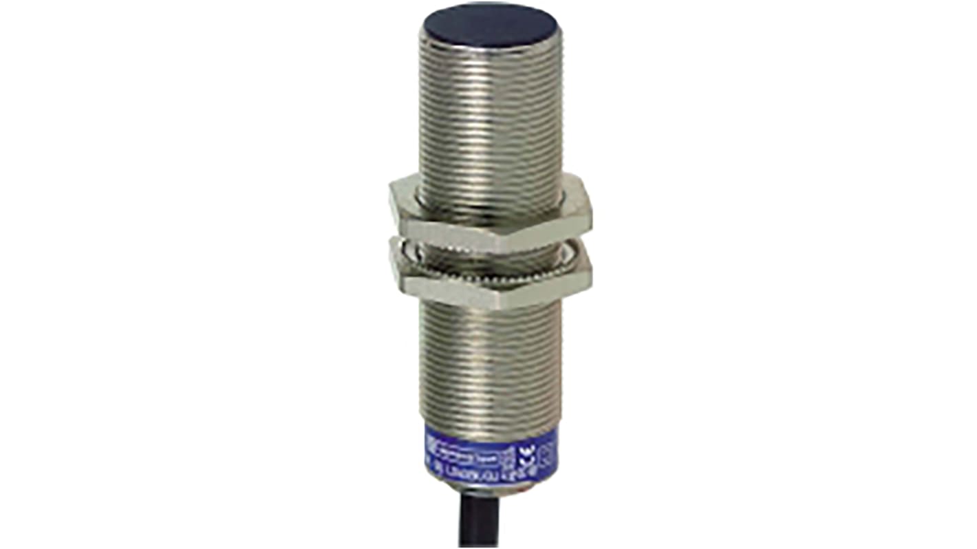 Sensore di prossimità cilindrico PNP Telemecanique Sensors XS1M18PC410P, M18 x 1, rilevamento 5 mm, IP65/IP67/IP69K.