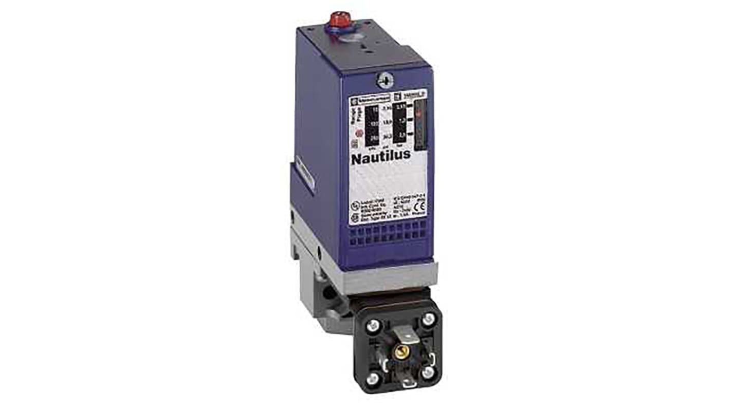 Pressostato differenziale Telemecanique Sensors XMLA070D2C11, 2-62.5 bar, uscita 1CO, IP65, temperatura -25/+70 °C, 1/4 NPT.