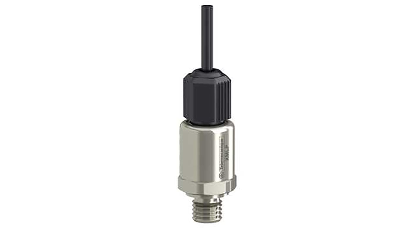 Pressostato Telemecanique Sensors XMLP001GL71F, max 1 bar, uscita analogica 0-10 V, montaggio G1/4, corpo in acciaio inox.