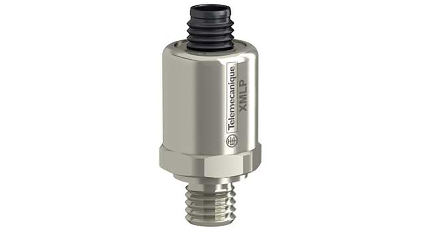 Pressostato Telemecanique Sensors XMLP2D5GD71F, max 2.5 bar, uscita analogica 0-10 V, corpo in acciaio inox, IP65/IP67/IP69K.