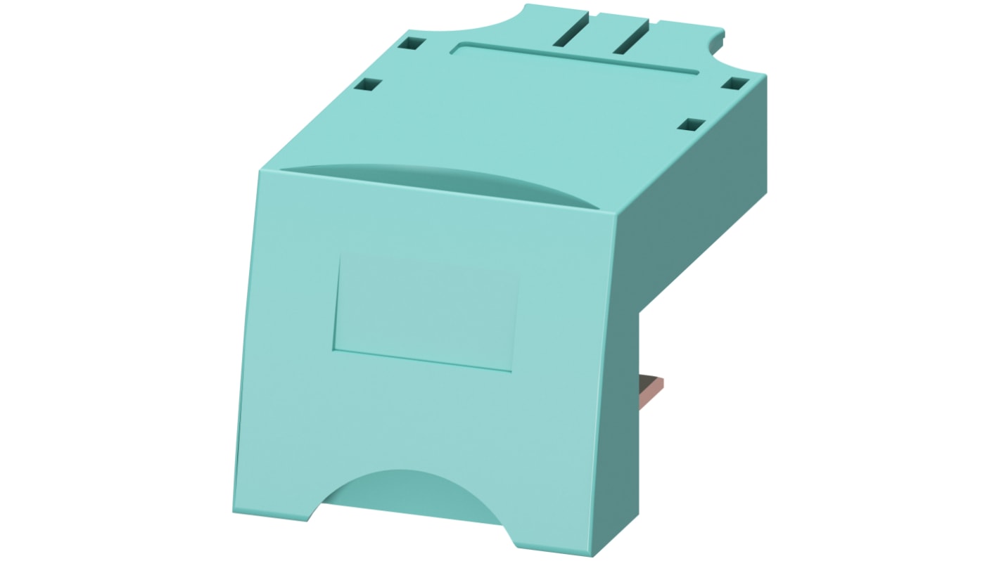 Connettore maschio Siemens 3RV2927-5AA00 per morsettiere IP20 con terminali a molla. Ideale per distribuzione trifase.