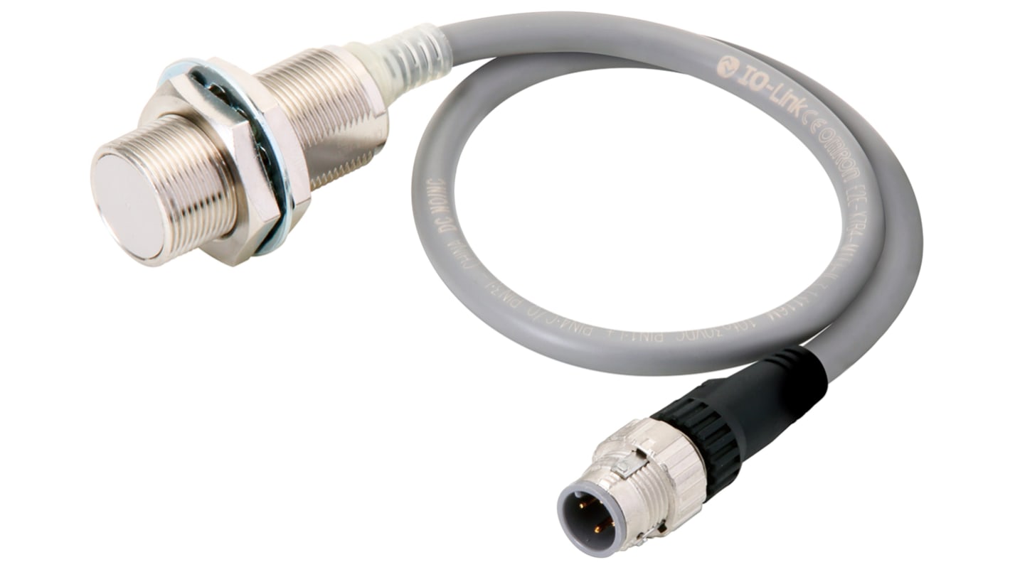 Sensore di prossimità cilindrico Omron E2EX7B4M1TJIL303MOMS, M18 x 1, rilevamento fino a 7 mm, alimentazione 10-30 V c.c.