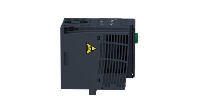 Schneider Electric ATV320U11N4C: Azionamento a velocità variabile trifase 1,1 kW 400V 3 fasi per automazione industriale. Controllo preciso e efficienza energetica.