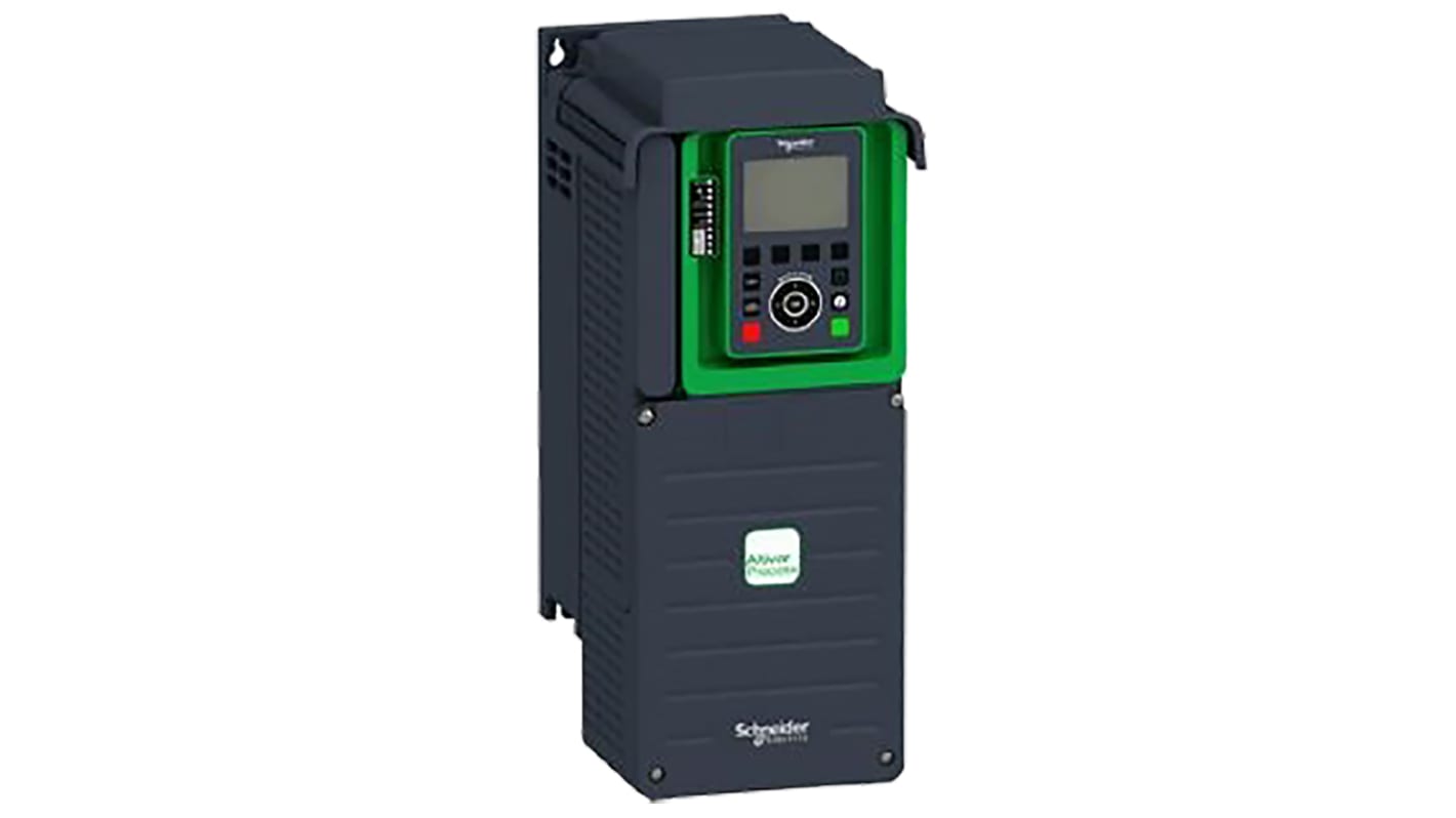 Schneider Electric ATV630D11N4: Avviatore a velocità variabile 11 kW, 400 V c.a., 3 fasi, IP21, per settori industriali.
