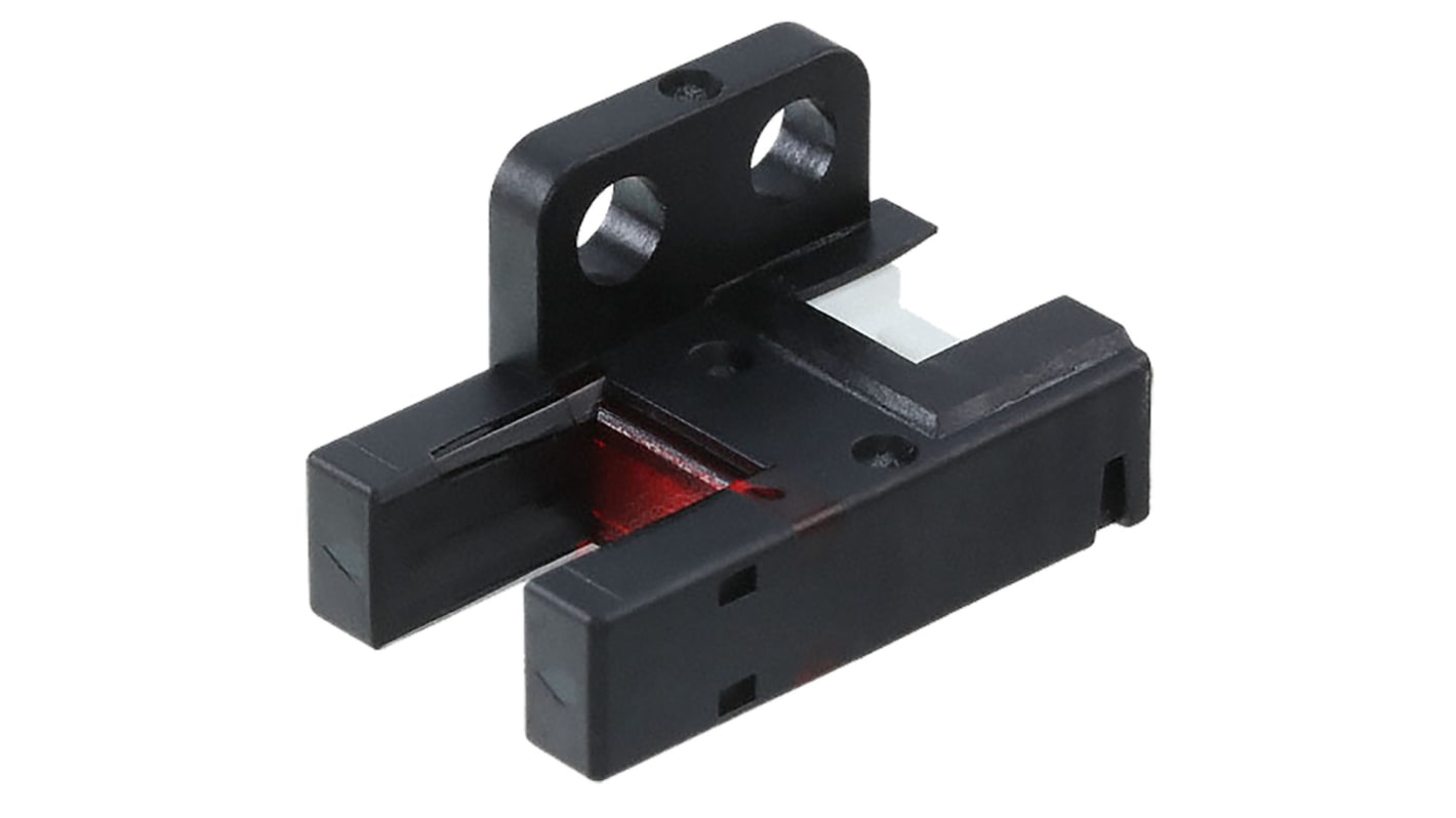 Sensore fotoelettrico Panasonic PM-R65W-P, rilevamento 6 mm, uscita PNP, montaggio a pannello, IP40.