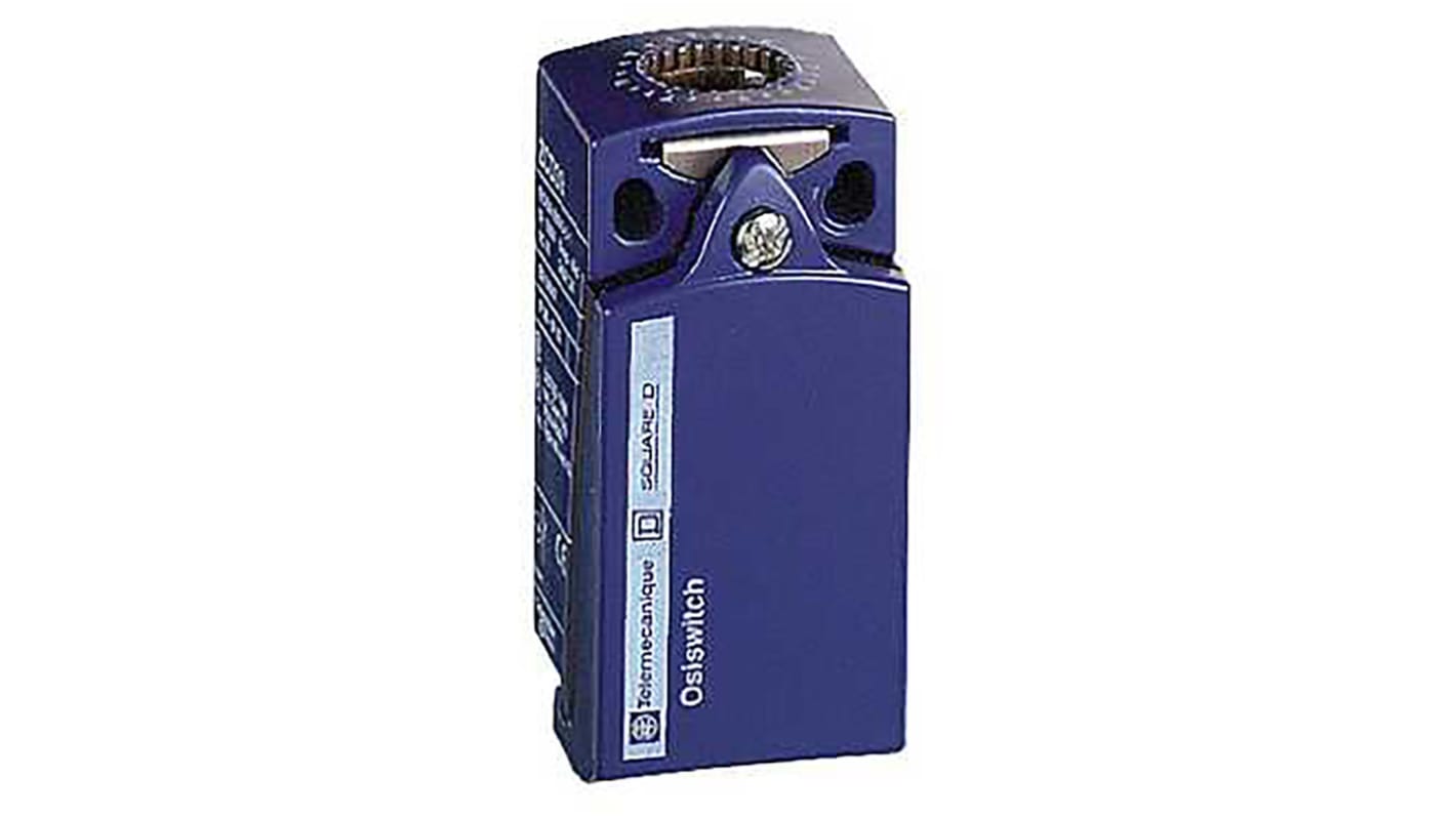Interruttore di fine corsa Telemecanique Sensors ZCD31, 2NA/1NC, protezione IP66, corpo in lega di zinco, dimensioni 31mm x 30mm x 65mm.