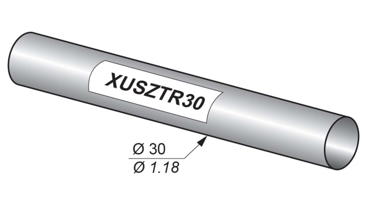 Barriera fotoelettrica Telemecanique Sensors XUSZTR30, perimetri e accessi, include staffe e aste di prova, alta affidabilità.