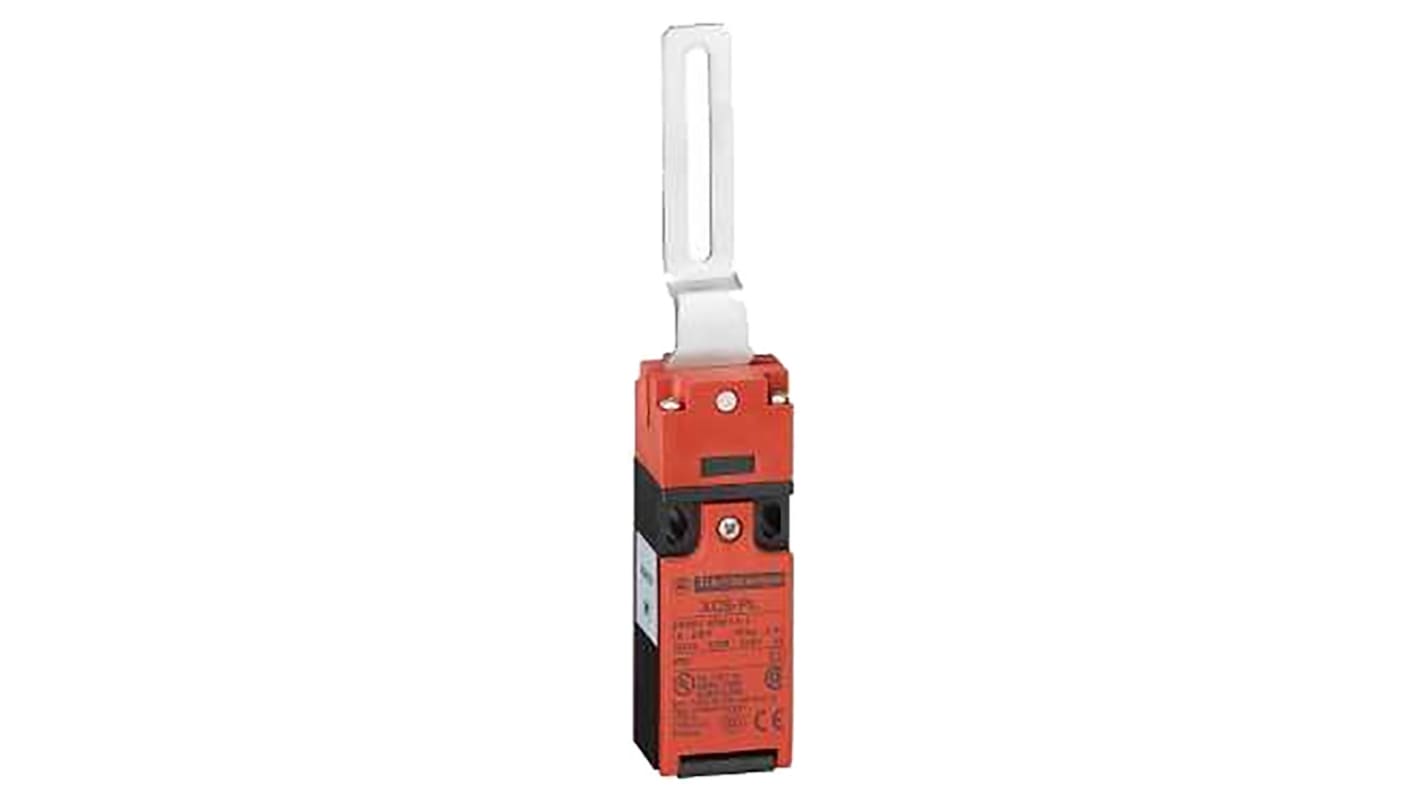 Interruttore di interblocco Telemecanique Sensors XCSPL782, 2NC, IP67, attuatore leva, dimensioni 60 x 30 x 30 mm.