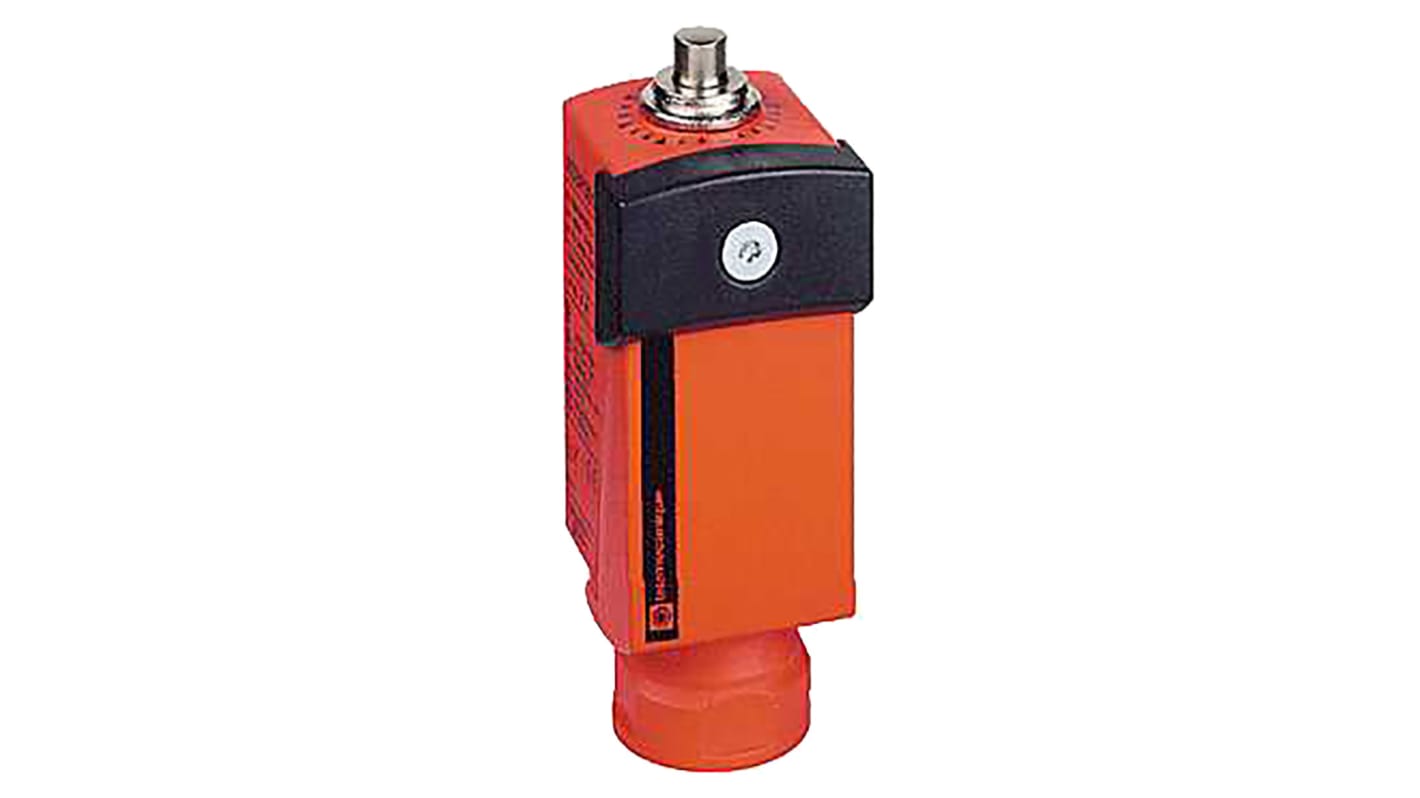 Interruttore di fine corsa Telemecanique Sensors XCSP3910P20, attuatore stantuffo 2NC/1NA, protezione IP66/IP67, dimensioni 34x35x89mm.