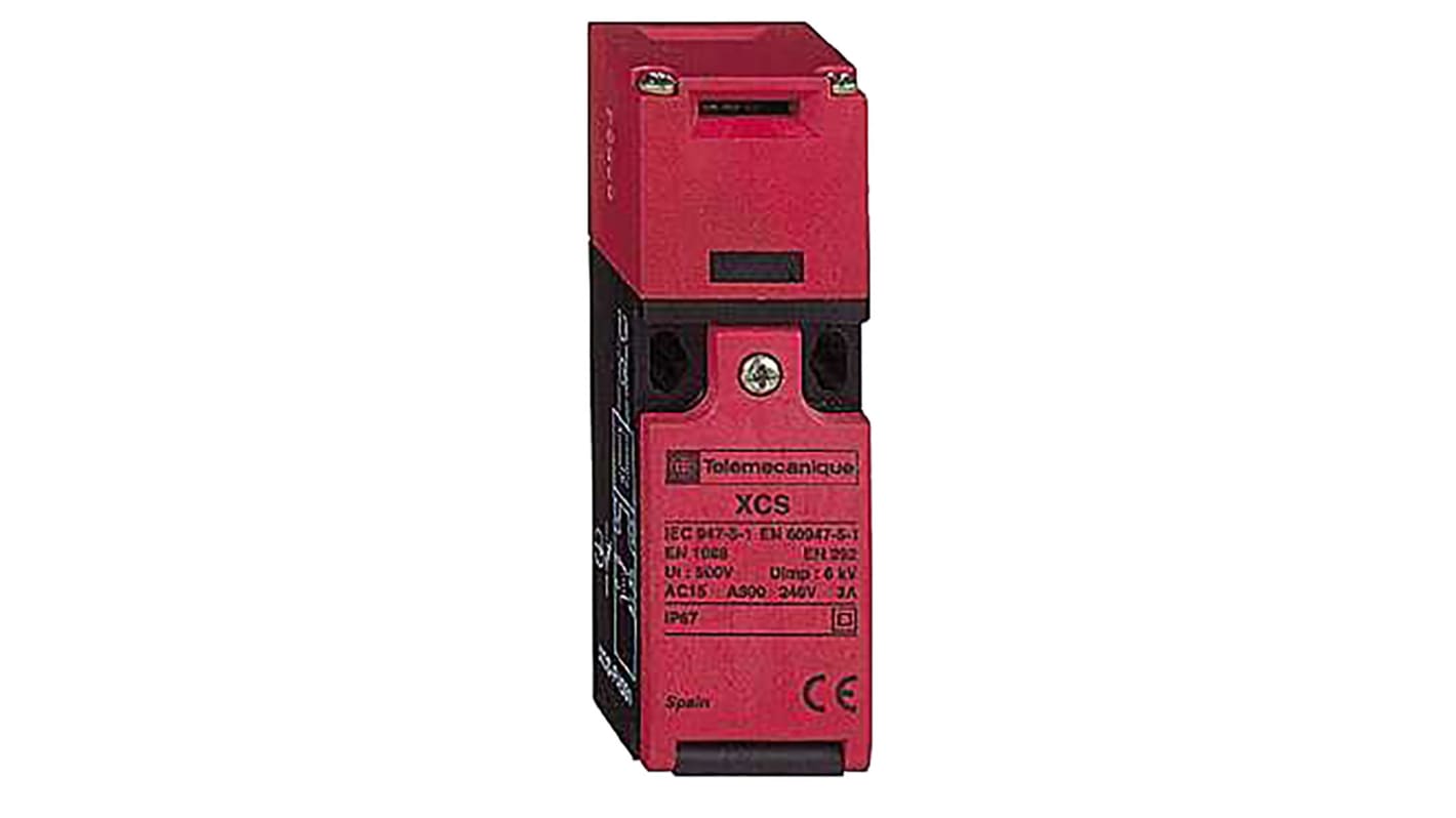Interruttore di interblocco di sicurezza Telemecanique Sensors XCSPA491, Serie XCS PA, IP67, 240V, 1,5A. Contatti a apertura positiva, 8 punti di ingresso. Conforme a EN1088.