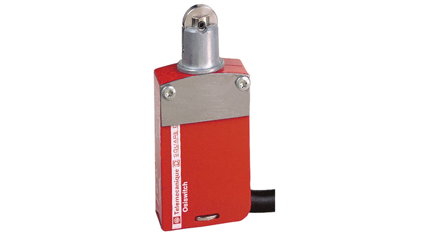 Interruttore di interblocco Telemecanique Sensors, tasto a rotella, 2NA e 2NC, montaggio orizzontale, protezione IP66-68.