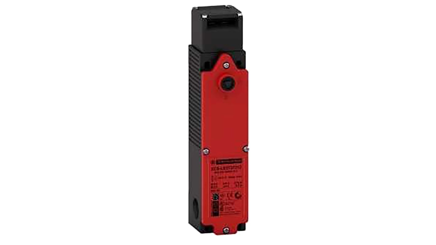 Interruttore di interblocco a solenoide Telemecanique Sensors, 24V, design rettangolare, IP66/IP67, dimensioni 51x44x205mm.
