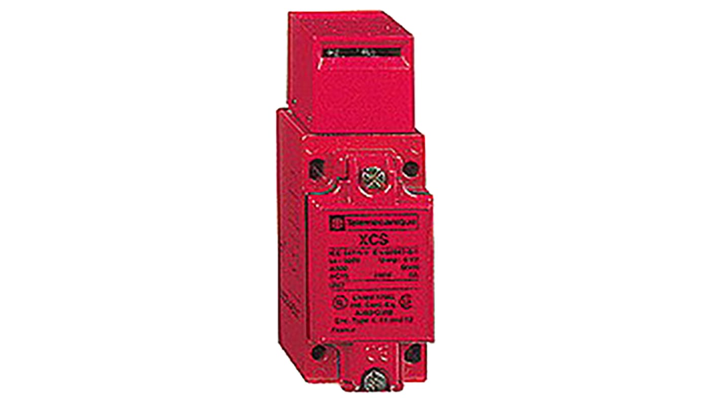 Interruttore di interblocco di sicurezza Telemecanique Sensors XCSA803, 3 contatti NC, IP67, custodia in lega di zinco, montaggio DIN.