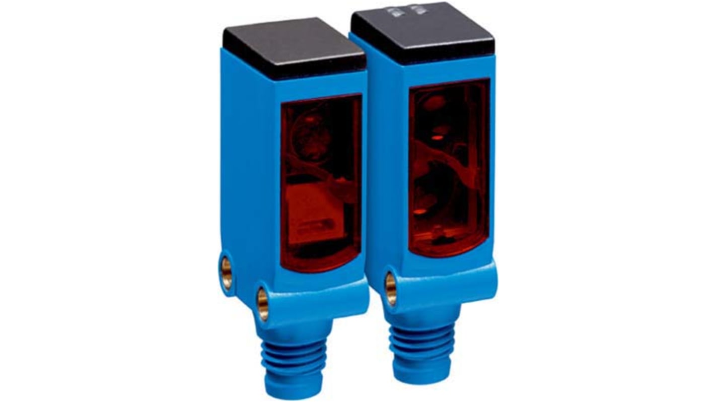 Sensore fotoelettrico rettangolare Sick WSE4SLC-3P2236A00, rilevamento fino a 60 m, uscita PNP, montaggio a pannello, IP66/IP67.