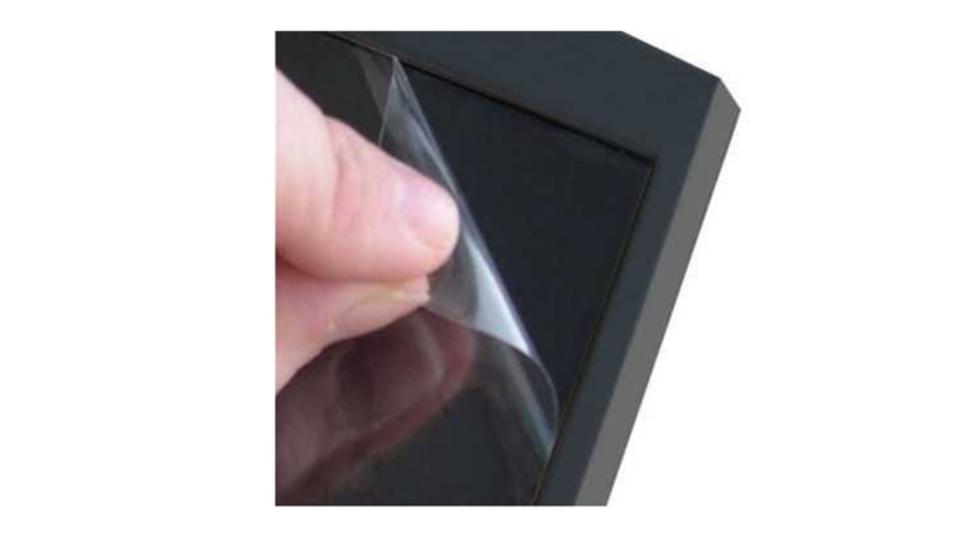 Pellicola protettiva Schneider Electric HMIZUV0W per HMI Touch panel 4,3", anti-UV, compatibile con Magelis STO e STU.