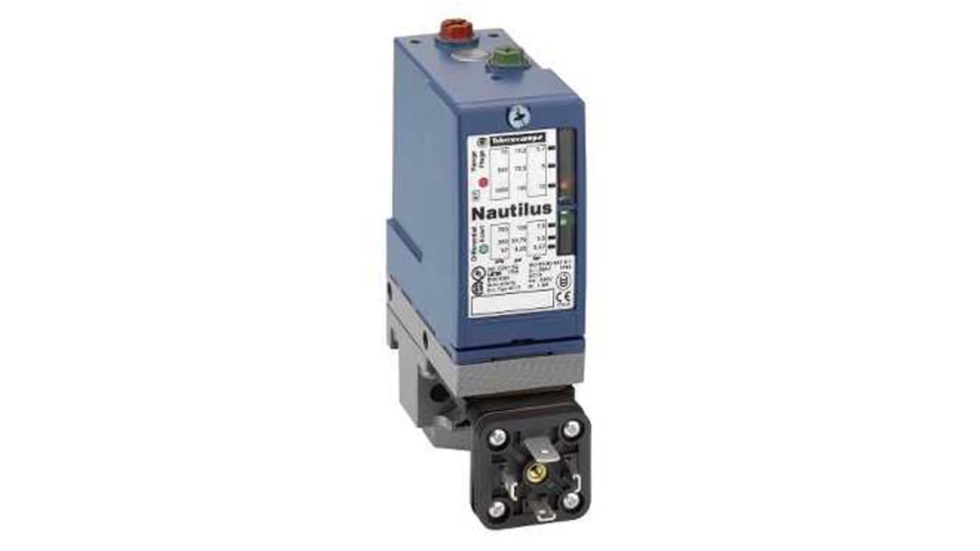 Pressostato Telemecanique Sensors XMLB160D2C11, max 160 bar, contatti 1 N/A e 1 N/C, IP65/IP66, -25 a +70 °C.