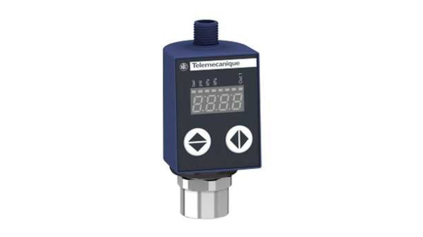 Pressostato Telemecanique Sensors XMLR010G1P75, 10bar max, Uscita Analogica PNP Solido per macchine a iniezione e sistemi pneumatici.