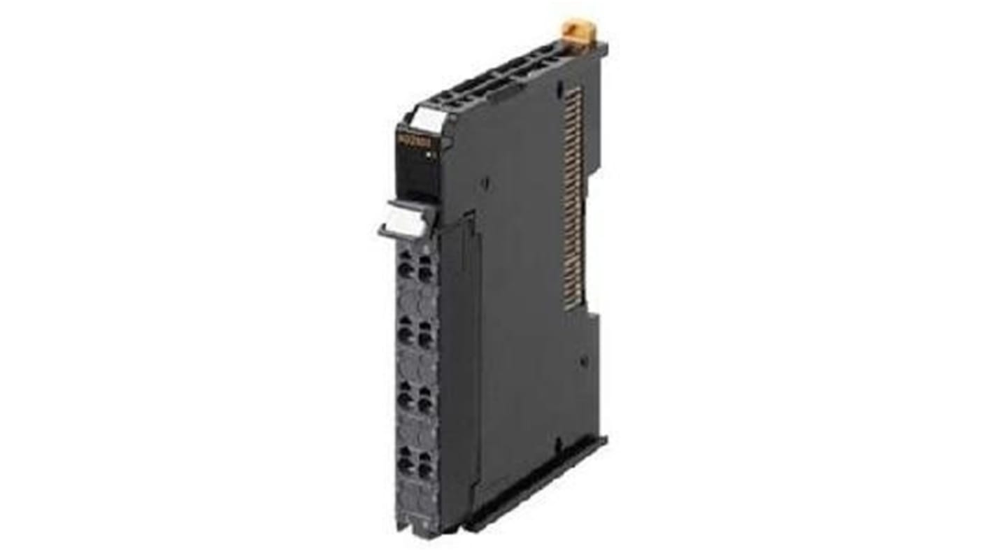 Modulo I/O digitale Omron NXID4442 per PLC CJ, 8 ingressi, alimentazione 24 V c.c., montaggio a pannello, dimensioni 12 x 71 x 100 mm.