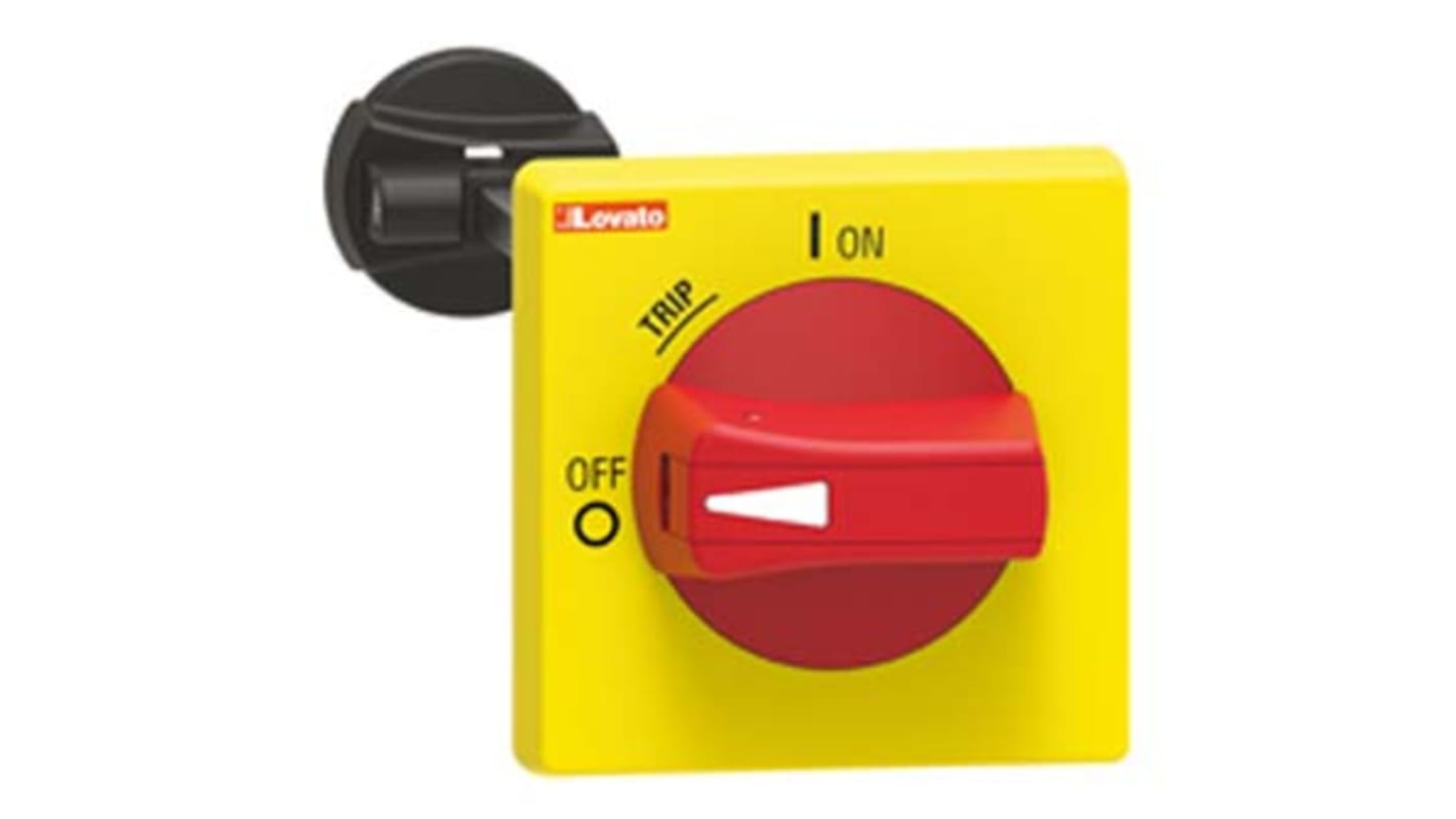 Interruttore automatico del motore Lovato SM1X18200R, lunghezza 200mm, per protezione motore, con accessori di montaggio disponibili.