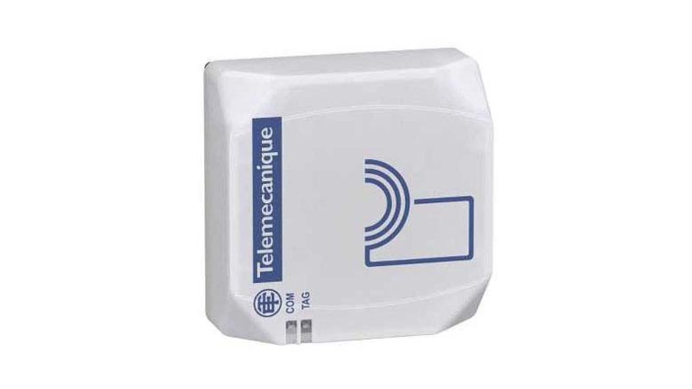 Antenna RFID Telemecanique Sensors XGCS49LB201, compatibile ISO, 13,65 MHz, dimensioni 40 x 40 x 39,5 mm, lettori IP65.