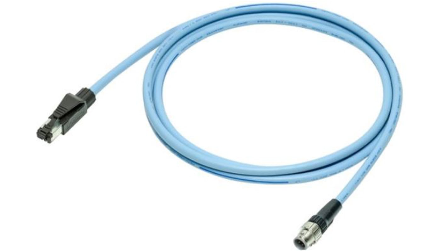 Cavo di connessione Omron 5m per sensore di visione FQ2-CLR - FQ-WN005-E. Ottimizza l'ispezione e la lettura dei codici con area programmabile. Ideale per alta risoluzione e rilevamento colori.