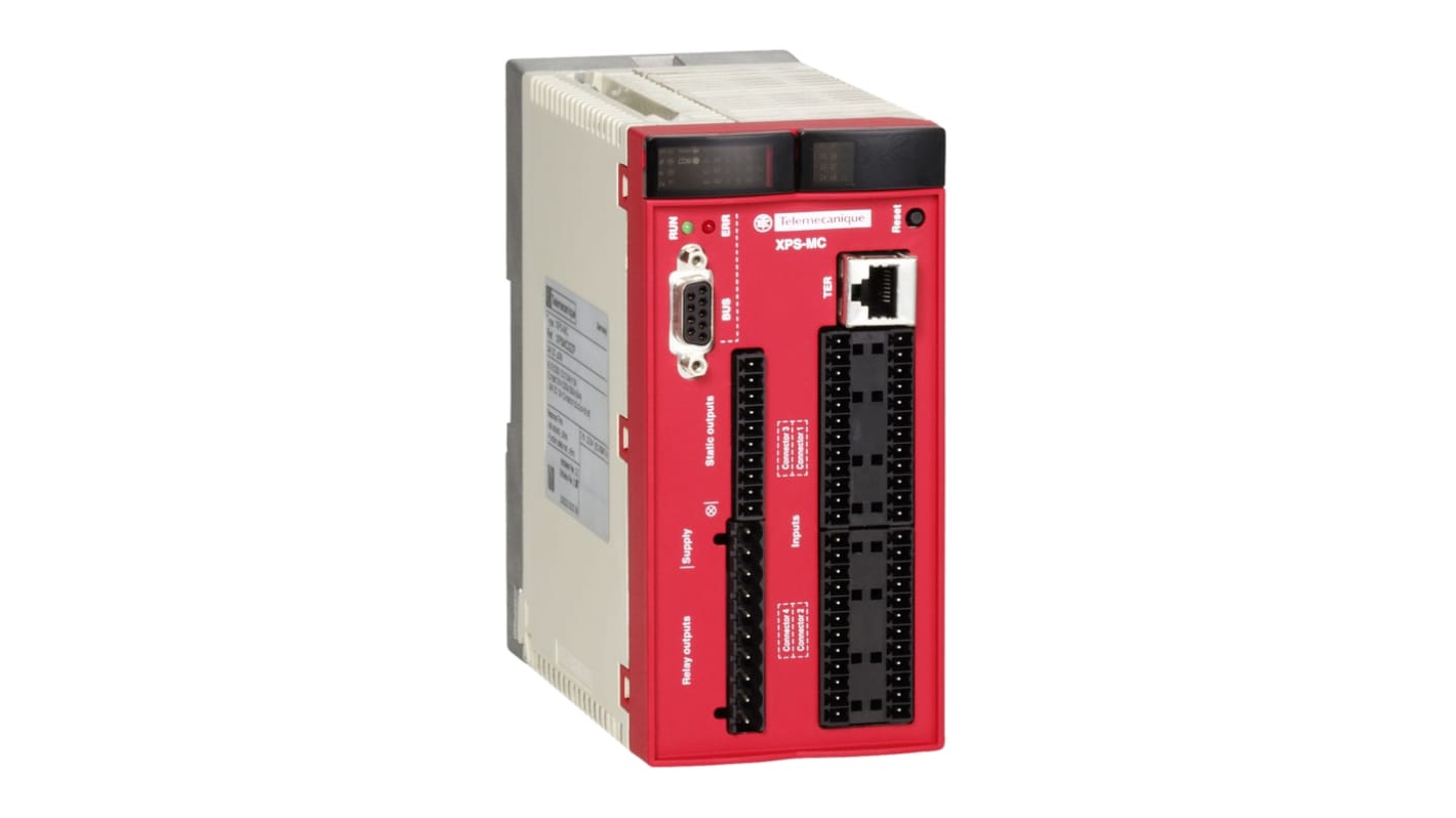 Controller di sicurezza Schneider Electric XPSMC32ZP, 24 V ca/cc, con contatti di sicurezza in aumento per applicazioni industriali.