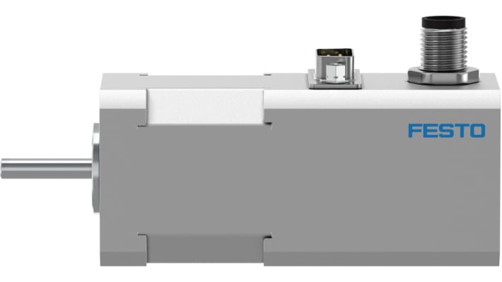 Motore passo-passo ibrido Festo EMMS-ST-42-S-SE-G2, 48 V, coppia di tenuta 0.5 Nm, angolo di passo 1.8°, grado di protezione IP54.