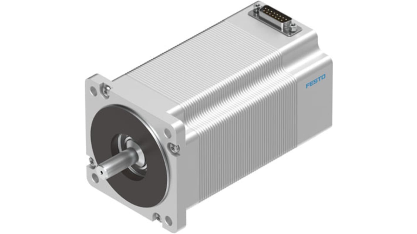 Motore passo passo ibrido Festo EMMS-ST-87-L-S-G2, angolo di passo 1.8°, tensione 48 V, corrente 9,5 A, velocità 430 giri/min.