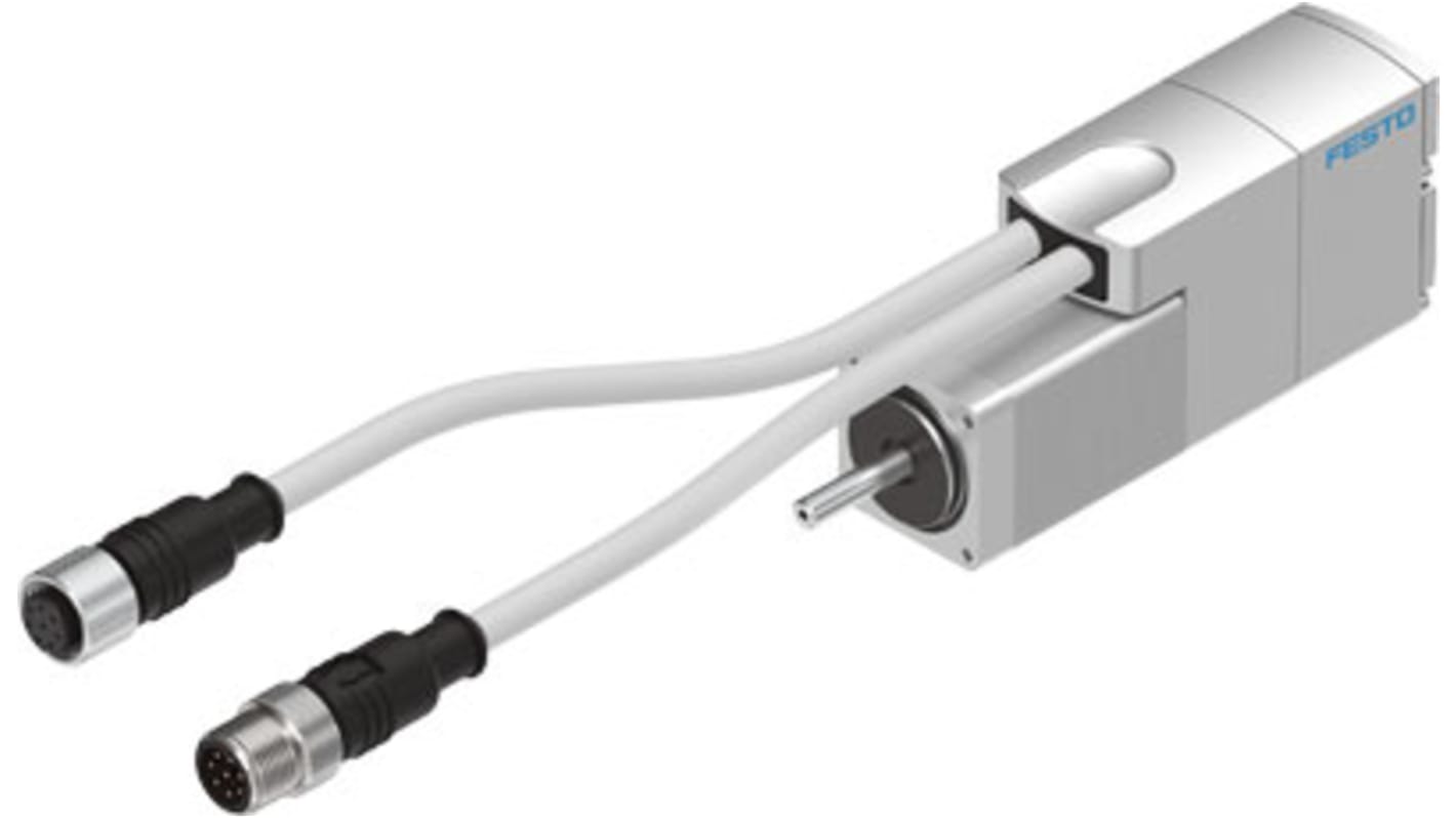 Motore passo passo ibrido Festo EMMS-ST-28-L-SEB, angolo di passo 1.8°, tensione 48 V, corrente 1.4 A, profondità 96 mm.